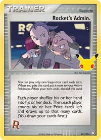 Rocket's Admin. (86/109) [Celebrations Classic Collection]