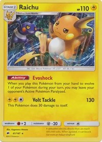 Raichu - 41/147 (Cosmos Holo) (041/147) [Blister Exclusives]