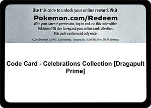 Code Card - Celebrations Collection [Dragapult Prime] [Celebrations]