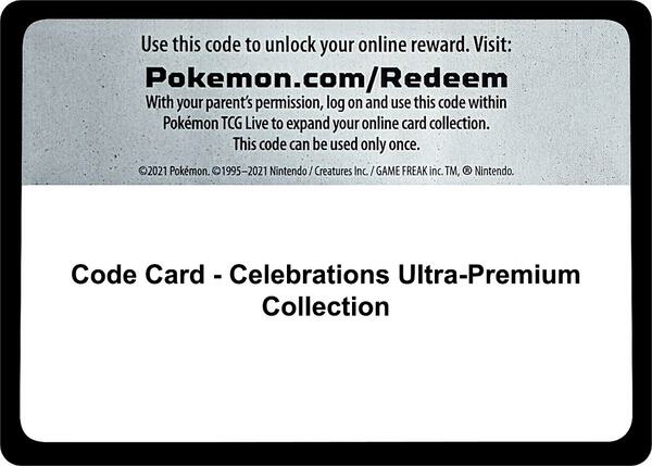 Code Card - Celebrations Ultra-Premium Collection [Celebrations]