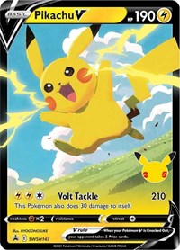 Pikachu V - SWSH143 (SWSH143) [SWSH Sword and Shield Promo Cards]
