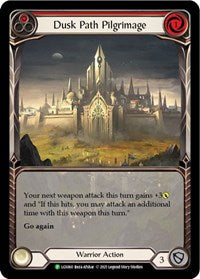 Dusk Path Pilgrimage (Red) - LGS060 (LGS060) [Flesh and Blood Promo Cards]