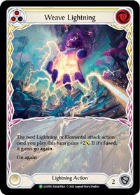 Weave Lightning (Yellow) - LGS076 (LGS076) [Flesh and Blood Promo Cards]