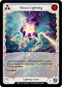 Weave Lightning (Blue) - LGS077 (LGS077) [Flesh and Blood Promo Cards]