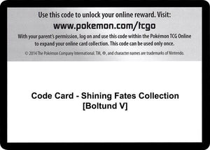 Code Card - Shining Fates Collection [Boltund V] [Shining Fates]