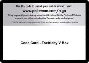 Code Card - Toxtricity V Box [SWSH01 Sword and Shield Base Set]