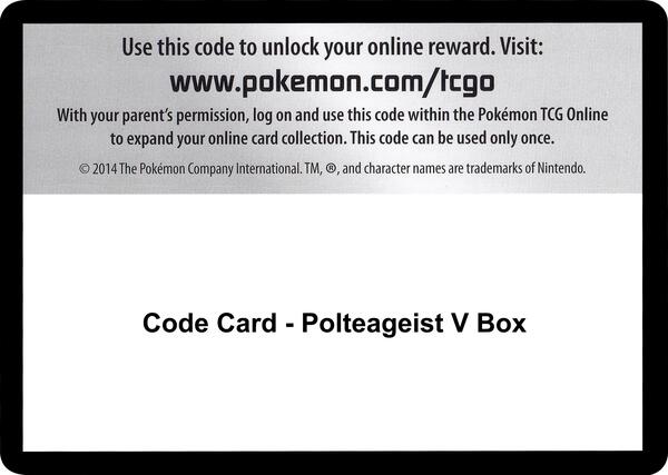 Code Card - Polteageist V Box [SWSH02 Rebel Clash]