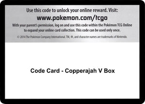 Code Card - Copperajah V Box [SWSH02 Rebel Clash]