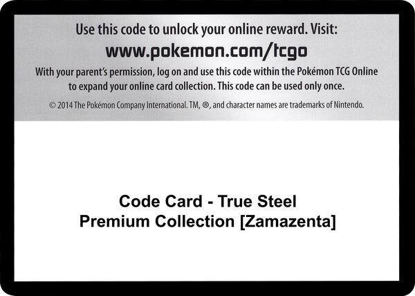 Code Card - True Steel Premium Collection [Zamazenta] [SWSH03 Darkness Ablaze]