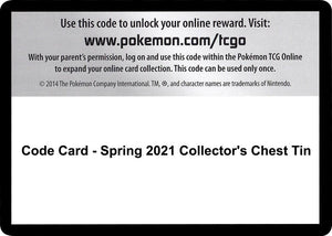 Code Card - Spring 2021 Collector's Chest Tin [SWSH05 Battle Styles]