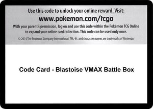 Code Card - Blastoise VMAX Battle Box [Miscellaneous Cards and Products]