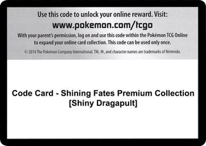 Code Card - Shining Fates Premium Collection [Shiny Dragapult] [Shining Fates]