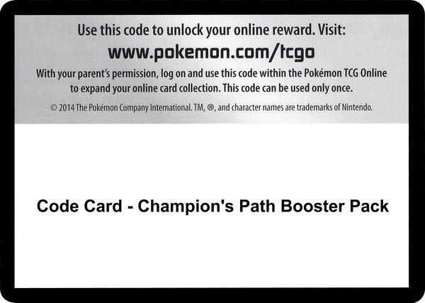Code Card - Champion's Path Booster Pack [Champions Path]
