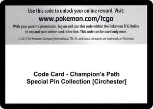 Code Card - Champion's Path Special Pin Collection [Circhester] [Champions Path]