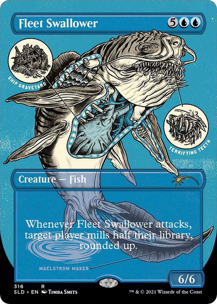 Fleet Swallower (Foil Etched) (316) [Secret Lair Drop]