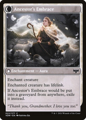 Kindly Ancestor // Ancestor's Embrace (22) [Innistrad: Crimson Vow] Reverse