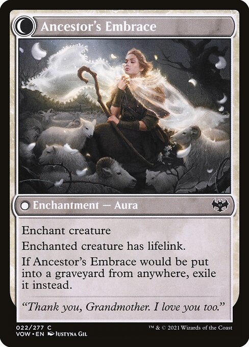 Kindly Ancestor // Ancestor's Embrace (22) [Innistrad: Crimson Vow] Reverse