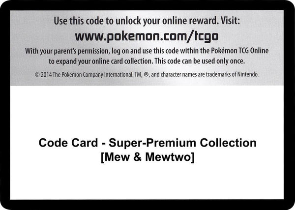 Code Card - Super-Premium Collection [Mew & Mewtwo] [Generations]