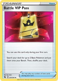 Battle VIP Pass (225/264) [SWSH08 Fusion Strike]