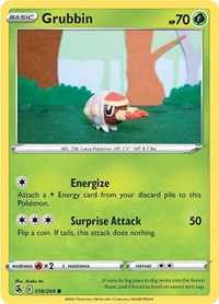 Grubbin (018/264) [SWSH08 Fusion Strike]