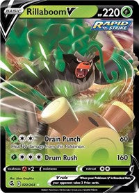 Rillaboom V (022/264) [SWSH08 Fusion Strike]