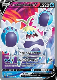 Crabominable V (Full Art) (248/264) [SWSH08 Fusion Strike]