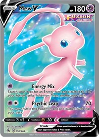 Mew V (Full Art) (250/264) [SWSH08 Fusion Strike]