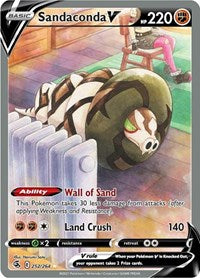 Sandaconda V (Alternate Full Art) (252/264) [SWSH08 Fusion Strike]