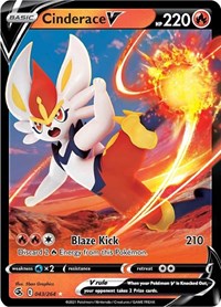 Cinderace V (43) (043/264) [SWSH08 Fusion Strike]