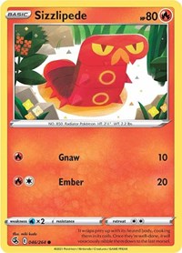 Sizzlipede (46) (046/264) [SWSH08 Fusion Strike]
