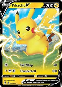 Pikachu V (086/264) [SWSH08 Fusion Strike]