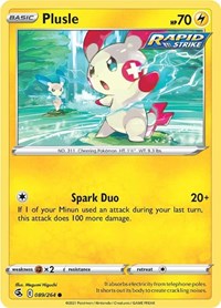 Plusle (089/264) [SWSH08 Fusion Strike]