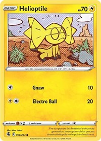 Helioptile (098/264) [SWSH08 Fusion Strike]