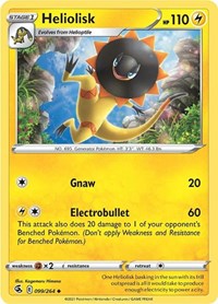Heliolisk (099/264) [SWSH08 Fusion Strike]