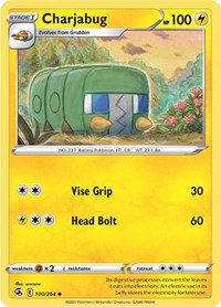 Charjabug (100/264) [SWSH08 Fusion Strike]