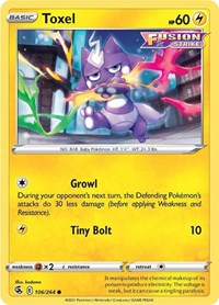 Toxel (106) (106/264) [SWSH08 Fusion Strike]
