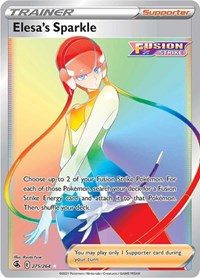 Elesa's Sparkle (Secret) (275/264) [SWSH08 Fusion Strike]