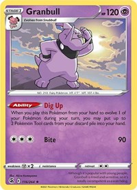 Granbull (116/264) [SWSH08 Fusion Strike]