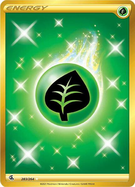 Grass Energy (Secret) (283/264) [SWSH08 Fusion Strike]