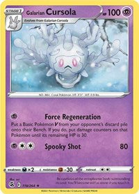 Galarian Cursola (118/264) [SWSH08 Fusion Strike]