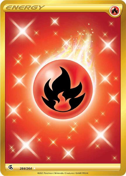 Fire Energy (Secret) (284/264) [SWSH08 Fusion Strike]