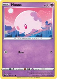 Munna (121/264) [SWSH08 Fusion Strike]