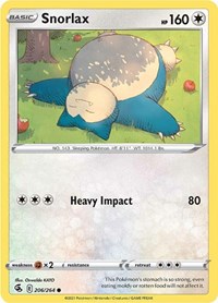 Snorlax (206/264) [SWSH08 Fusion Strike]