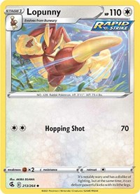 Lopunny (213/264) [SWSH08 Fusion Strike]