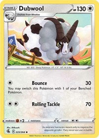 Dubwool (223/264) [SWSH08 Fusion Strike]