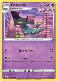 Drakloak (129/264) [SWSH08 Fusion Strike]