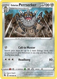 Galarian Perrserker (181/264) [SWSH08 Fusion Strike]