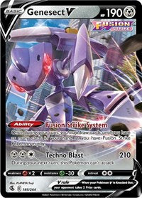 Genesect V (185/264) [SWSH08 Fusion Strike]