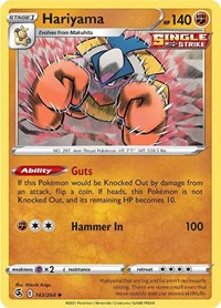 Hariyama (143/264) [SWSH08 Fusion Strike]