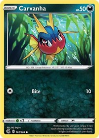 Carvanha (162/264) [SWSH08 Fusion Strike]